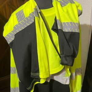 2 for 1 Hi viz construction, long sleeve work wear